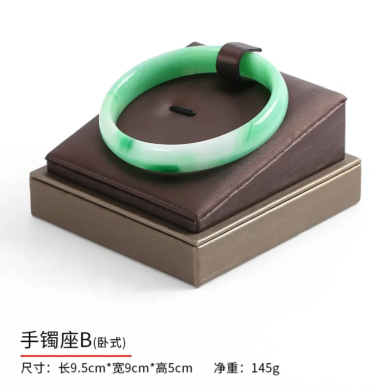 Pearl Necklace & Earrings Display Tray with PU Leather - Image 8