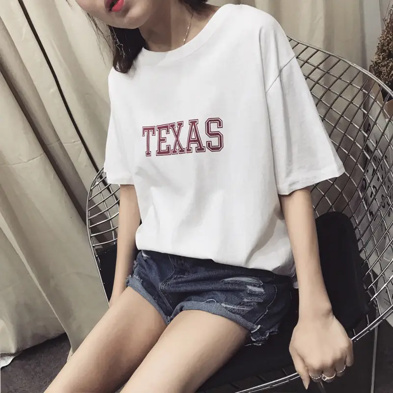 Texas Printed Loose Fit T-Shirt for Women - Image 4