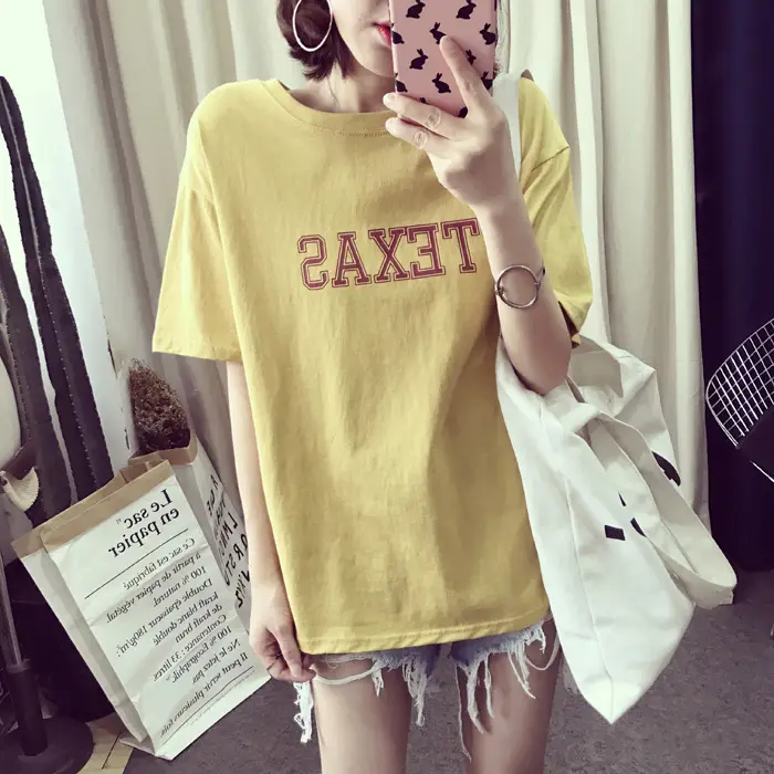 Texas Printed Loose Fit T-Shirt for Women — feature 11