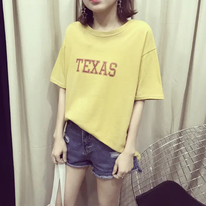 Texas Printed Loose Fit T-Shirt for Women — feature 14