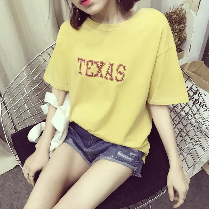 Texas Printed Loose Fit T-Shirt for Women — feature 15