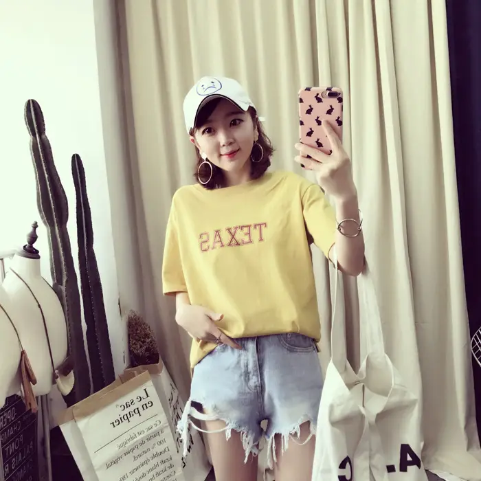 Texas Printed Loose Fit T-Shirt for Women — feature 4