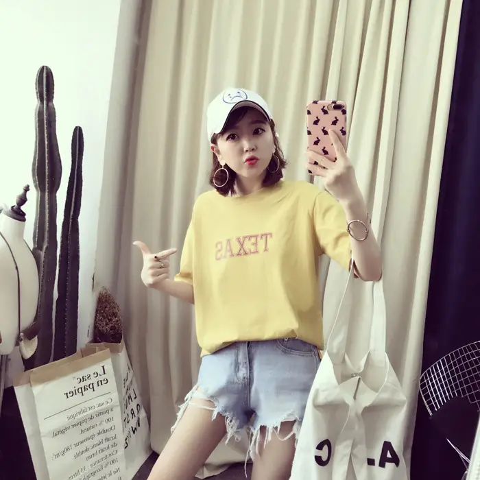 Texas Printed Loose Fit T-Shirt for Women — feature 5