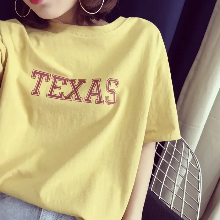 Texas Printed Loose Fit T-Shirt for Women — feature 7