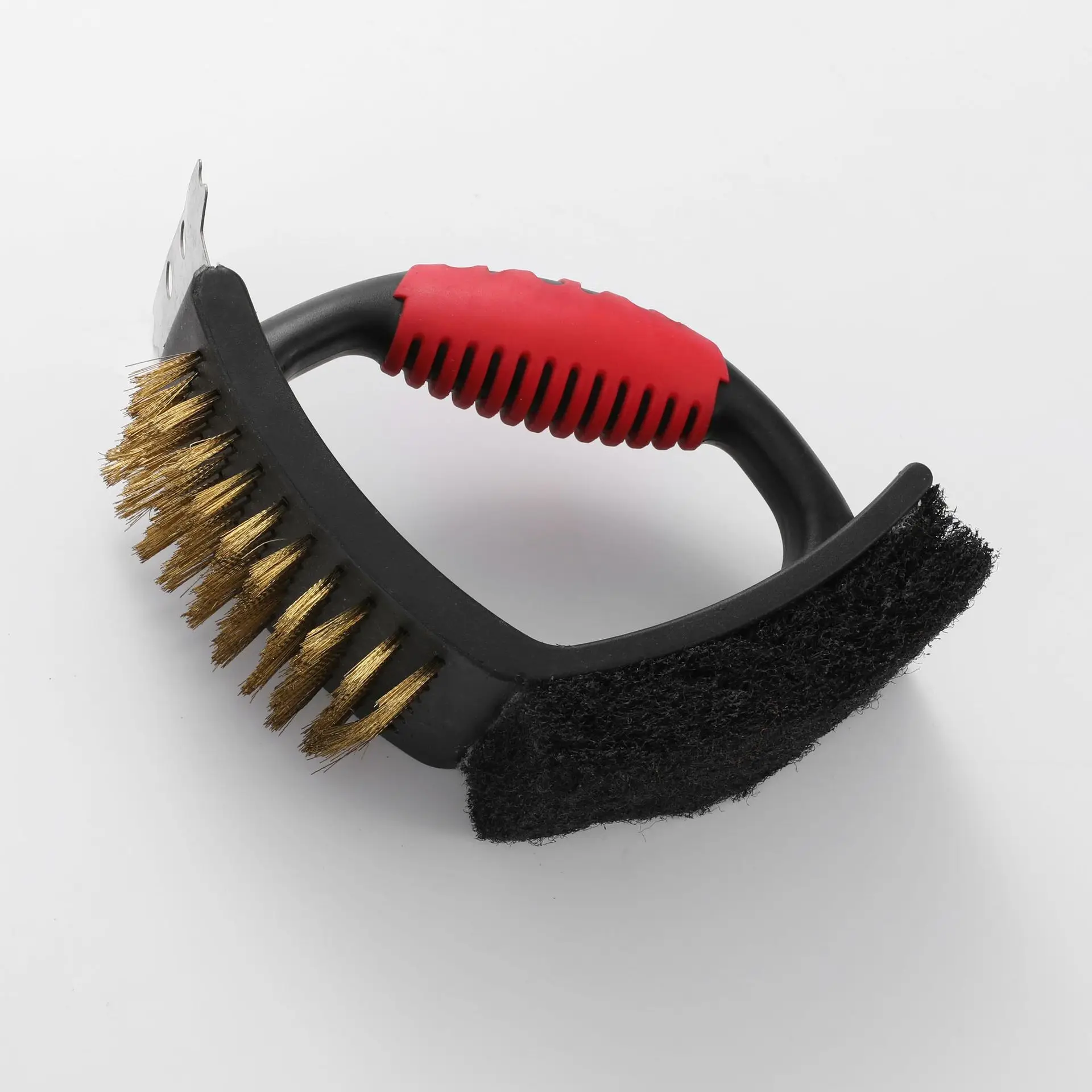 Three-In-One BBQ Cleaning Brush with Heart Design - Image 2