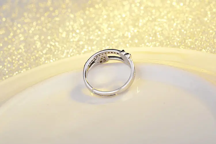 Korean Style Double Layer Heart Diamond Ring — feature 15