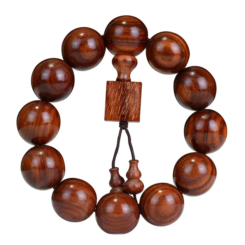 Mahogany Wen Play Buddha Bracelet for Men Women