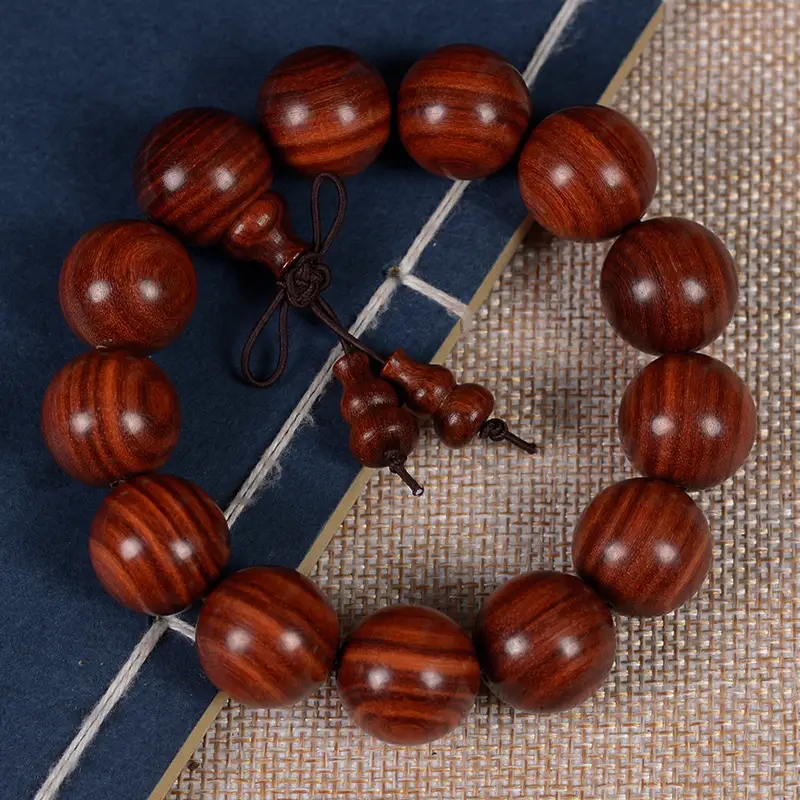 Mahogany Wen Play Buddha Bracelet for Men Women — feature 12