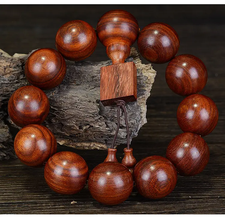 Mahogany Wen Play Buddha Bracelet for Men Women — feature 21