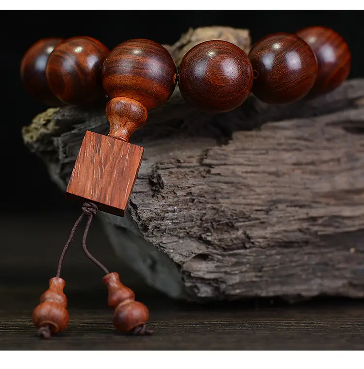 Mahogany Wen Play Buddha Bracelet for Men Women — feature 22