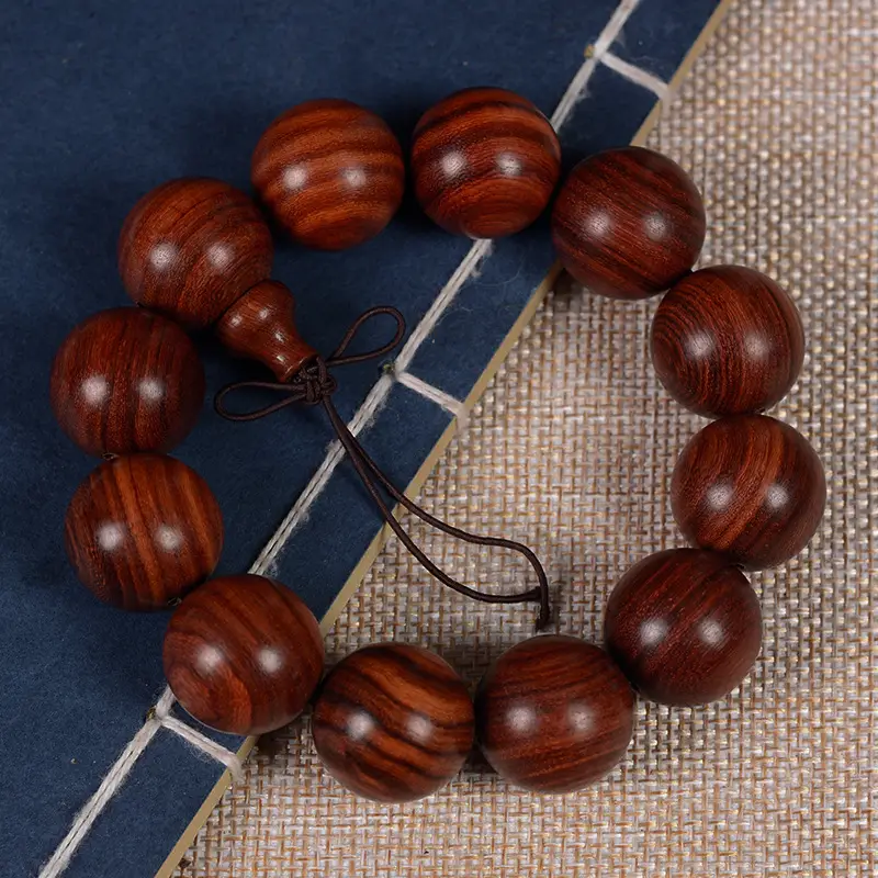 Mahogany Wen Play Buddha Bracelet for Men Women — feature 4