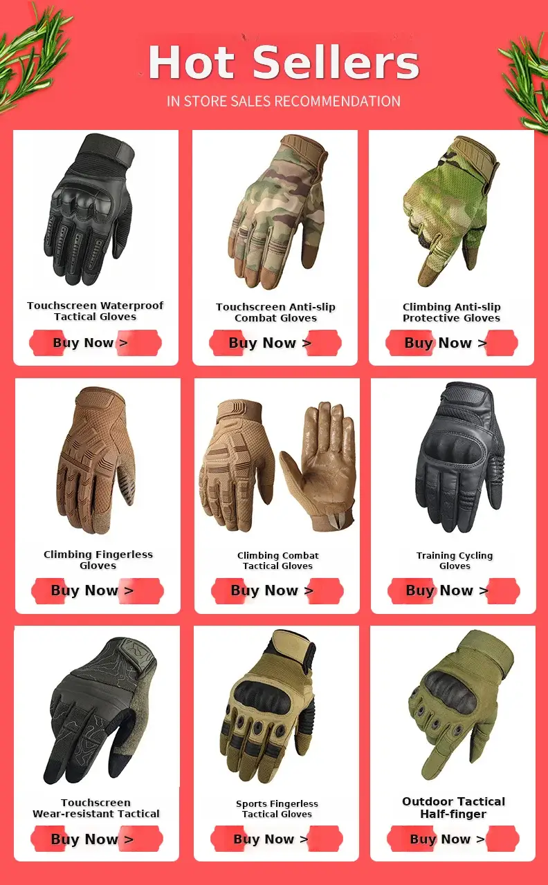 Multi-Functional Tactical Gloves for Motorcycle & Sports Use — feature 2