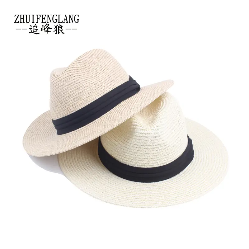 Black Big-Brimmed Wolf Collapsible Sun Hat for Men Women - Image 5