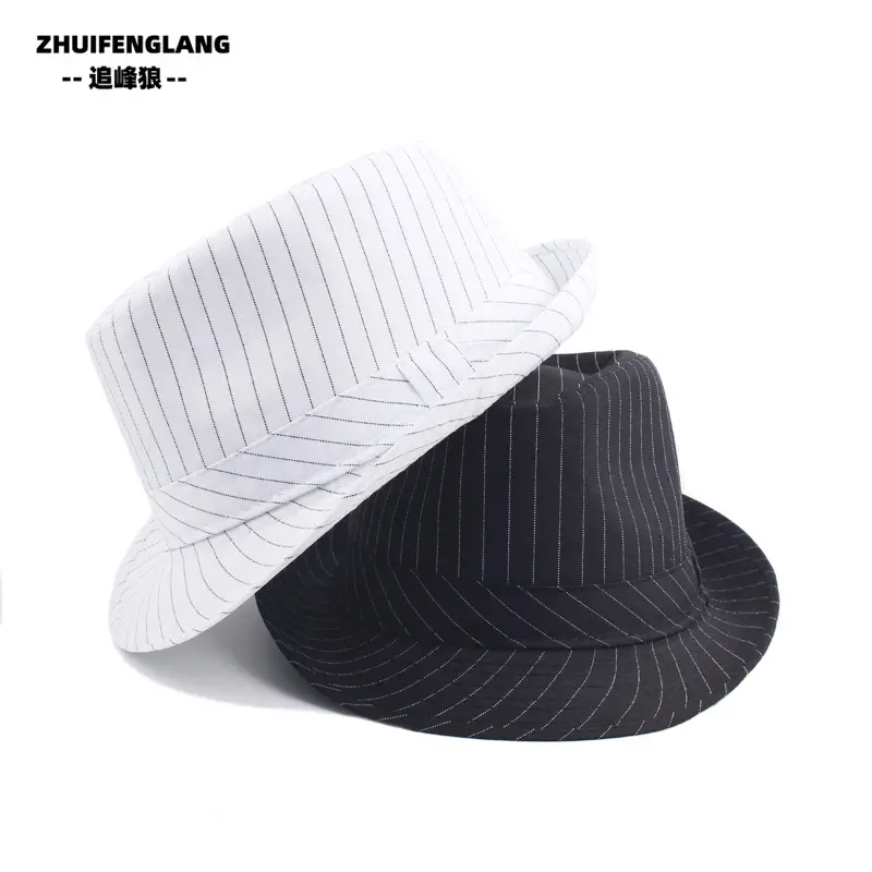 Black Big-Brimmed Wolf Collapsible Sun Hat for Men Women — feature 16