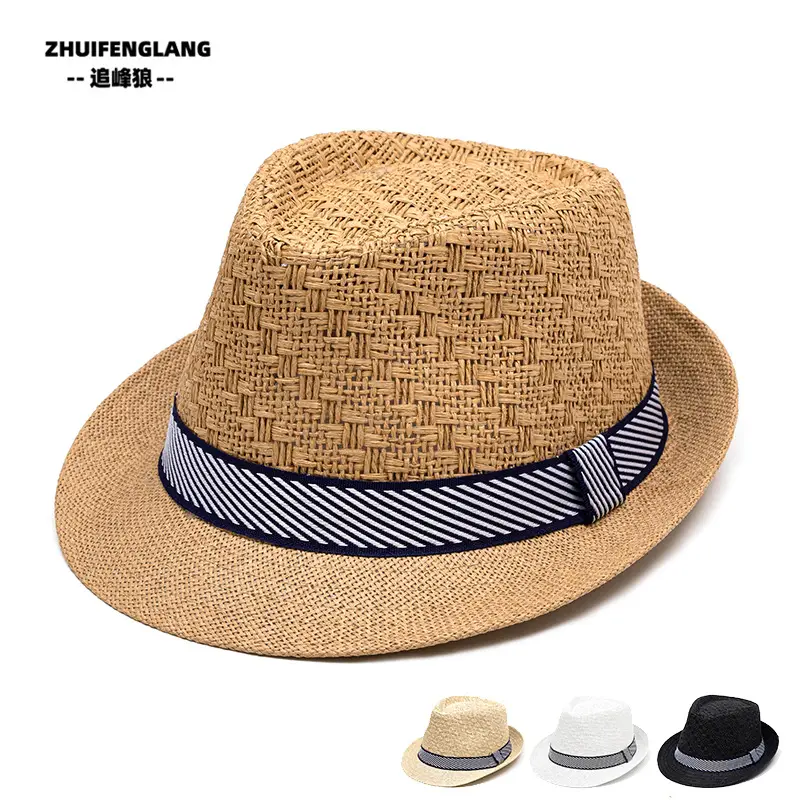 Black Big-Brimmed Wolf Collapsible Sun Hat for Men Women — feature 30