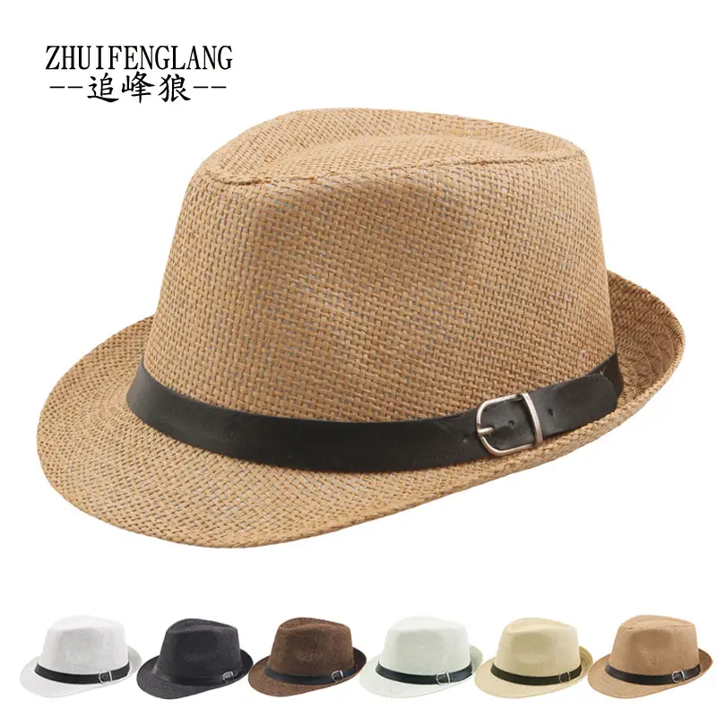 Black Big-Brimmed Wolf Collapsible Sun Hat for Men Women — feature 54