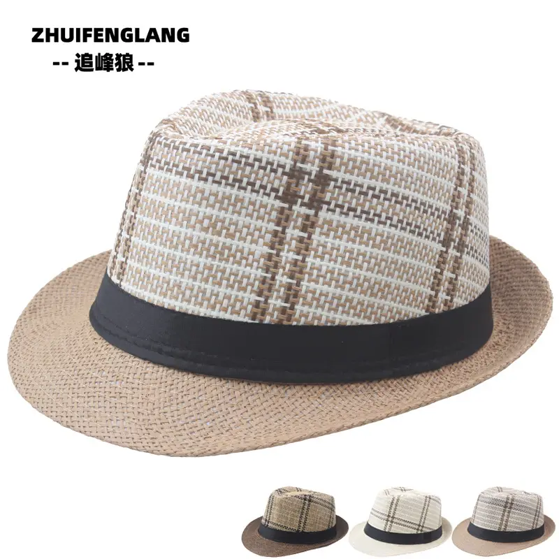 Black Big-Brimmed Wolf Collapsible Sun Hat for Men Women — feature 84