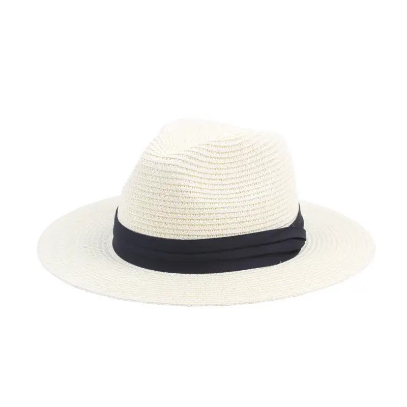Black Big-Brimmed Wolf Collapsible Sun Hat for Men Women - Image 3