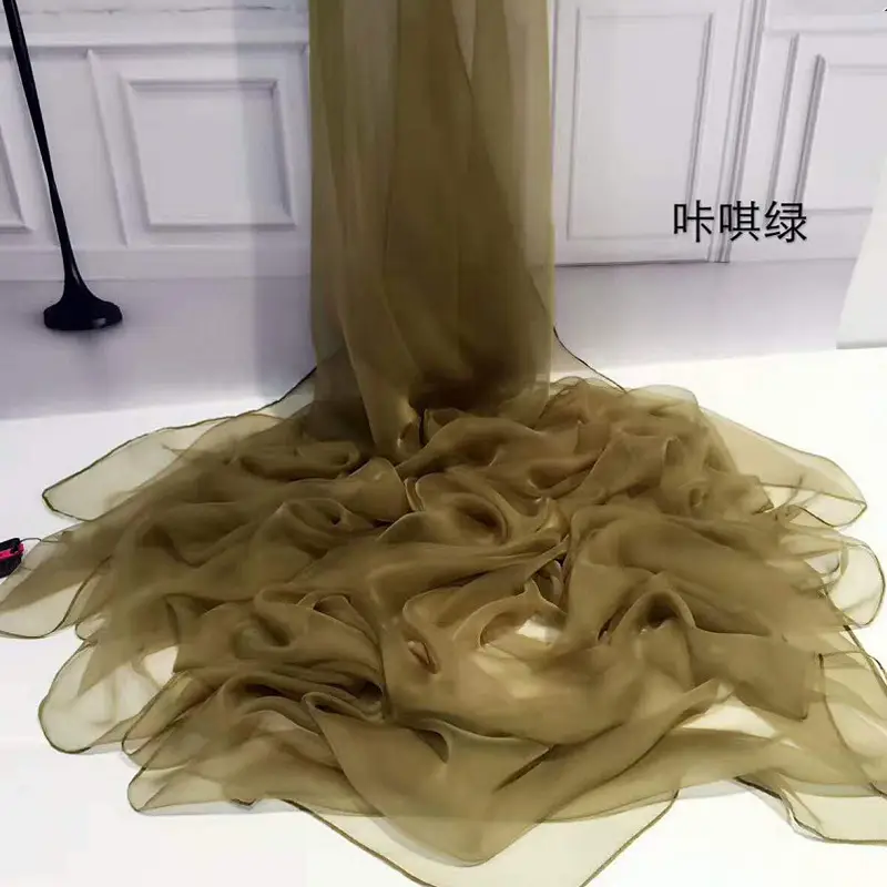 Ultra-Thin Ice Silk Scarf Women Solid Color - Image 26