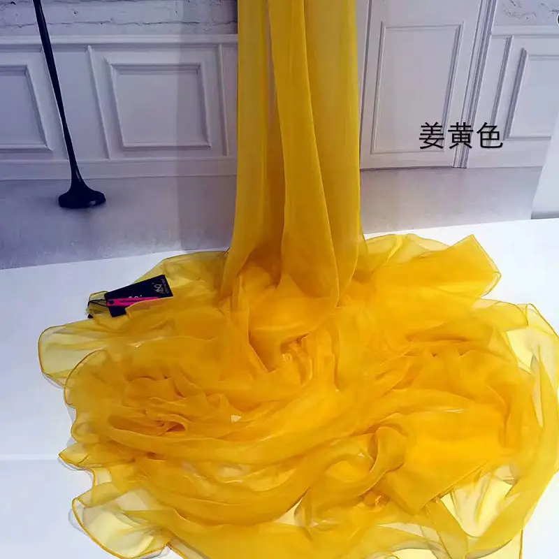 Ultra-Thin Ice Silk Scarf Women Solid Color - Image 14