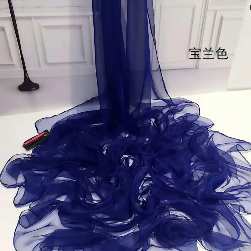 Ultra-Thin Ice Silk Scarf Women Solid Color - Image 6