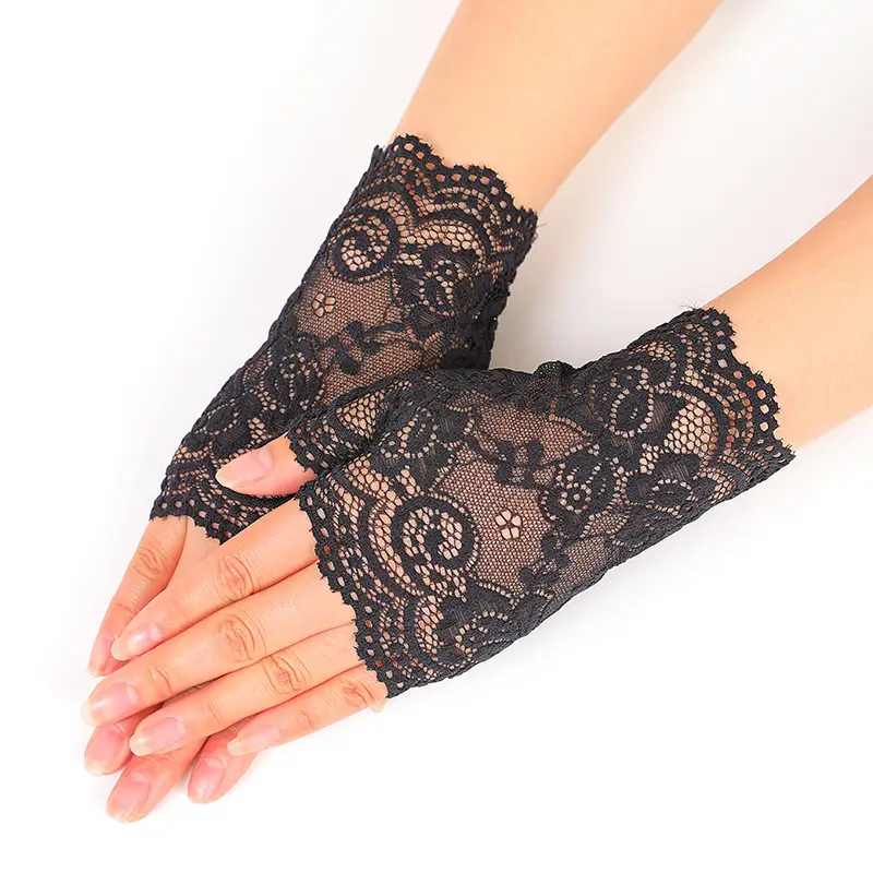 Lace Fingerless Gloves for Women & Men - Image 5