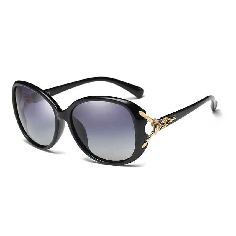 Purple Polarized Fox Head Sunglasses for Women