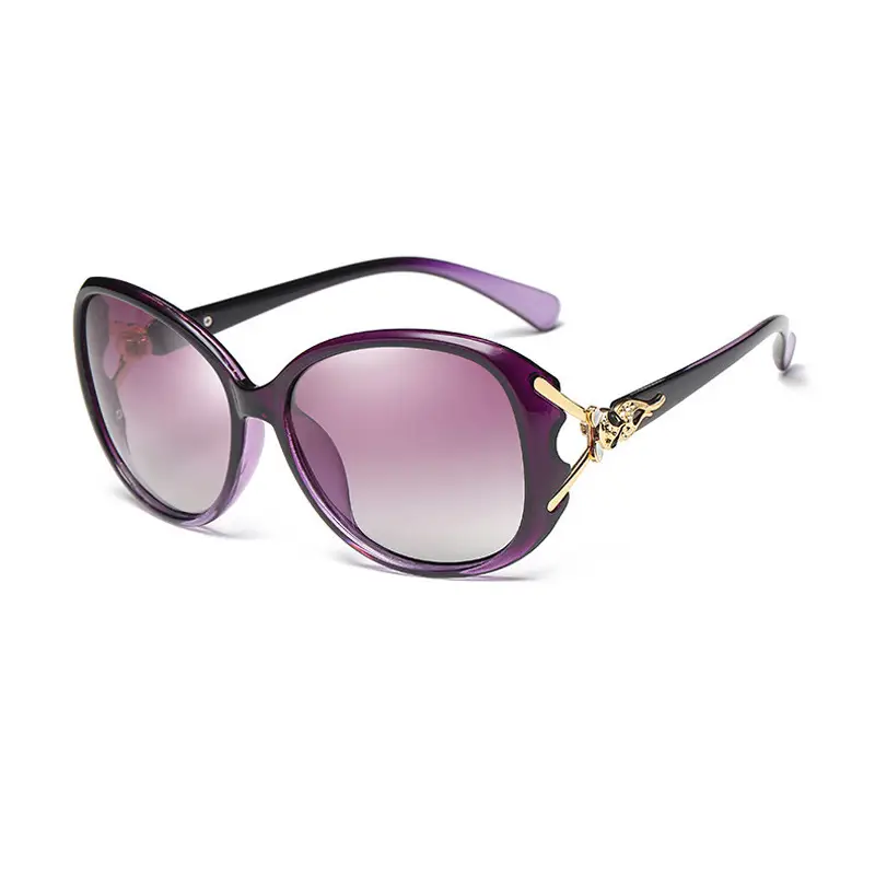 Purple Polarized Fox Head Sunglasses for Women - Image 2