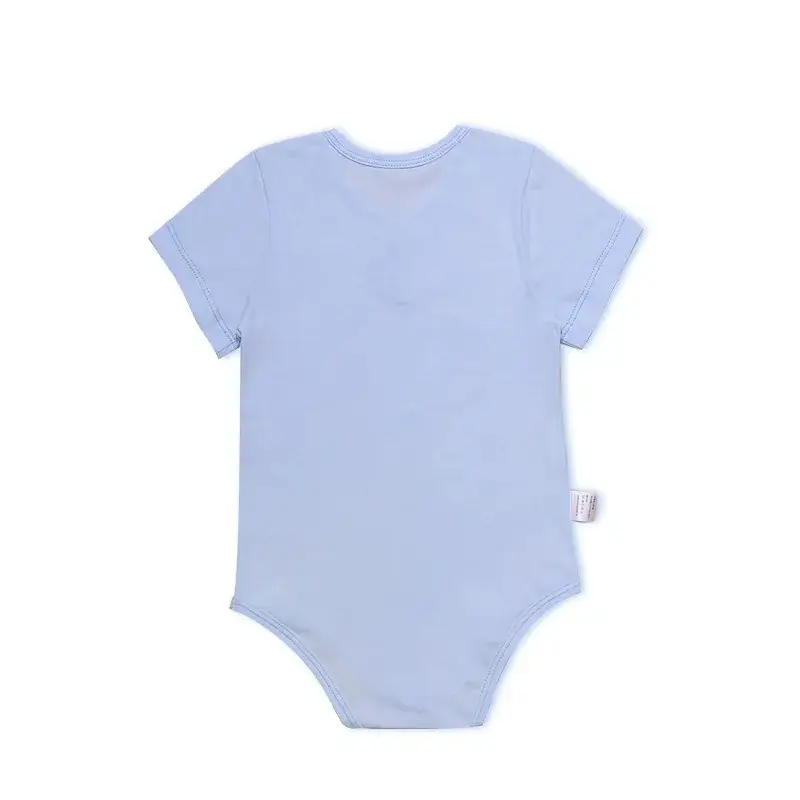 Baby Cotton Farty Shorts Light Blue 0-2Y