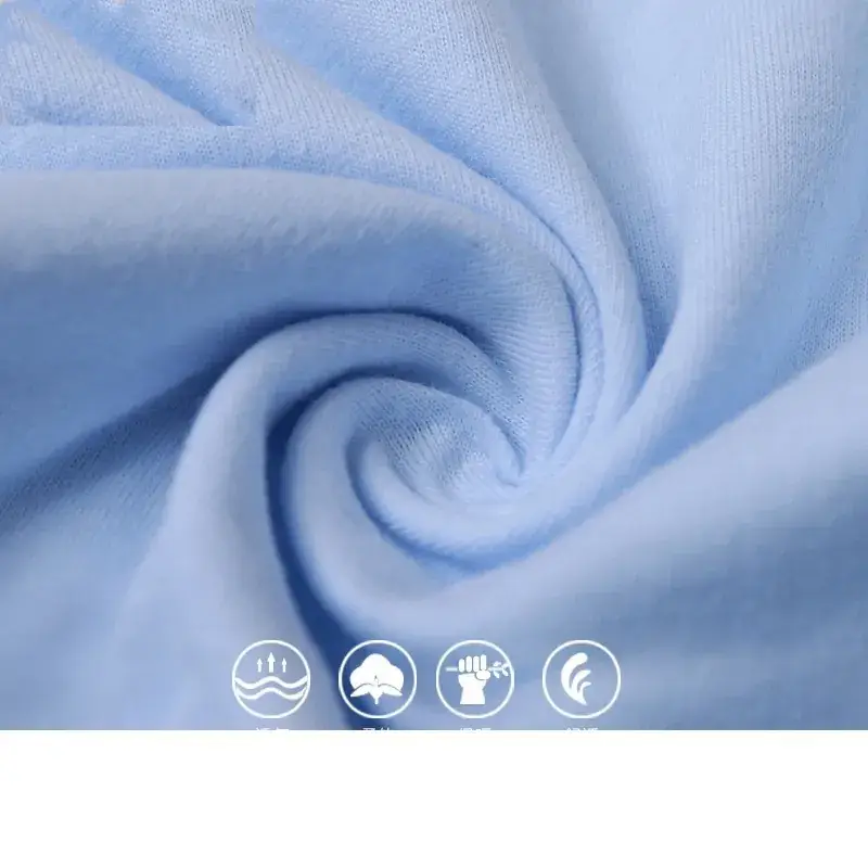 Baby Cotton Farty Shorts Light Blue 0-2Y