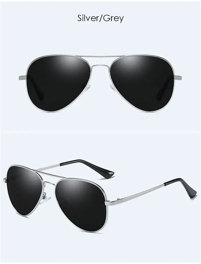Men Polarized Sunglasses Gold Frame Toad Mirror Driving Glasses — feature 10