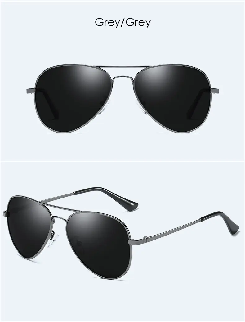 Men Polarized Sunglasses Gold Frame Toad Mirror Driving Glasses — feature 9