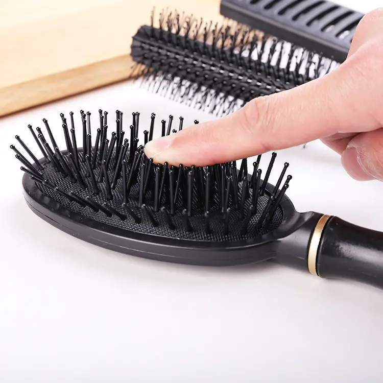 Anti-static hair comb with cushion ribs for curly hair - Image 11