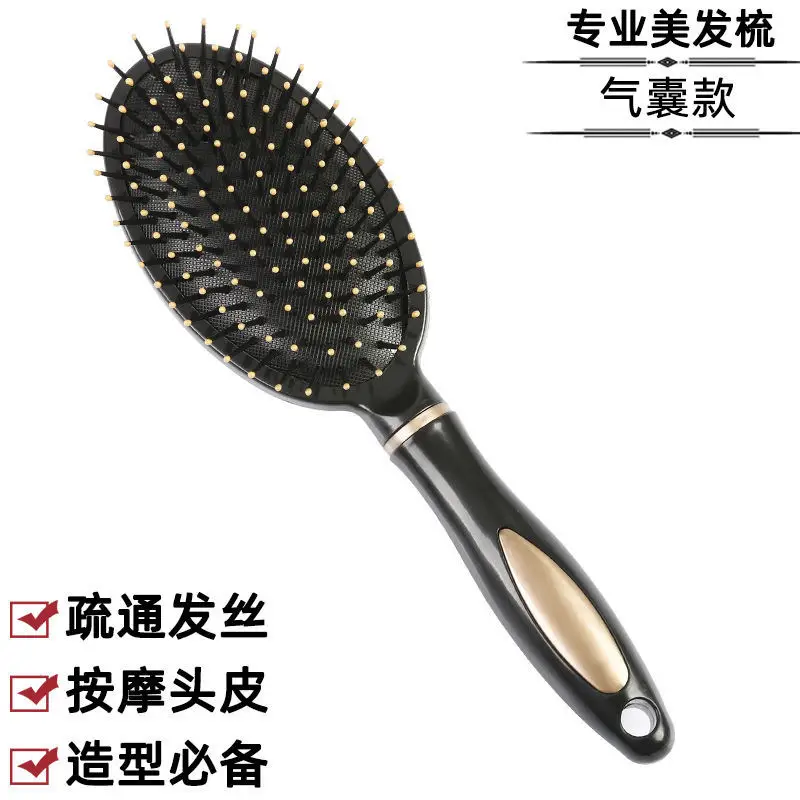 Anti-static hair comb with cushion ribs for curly hair - Image 7