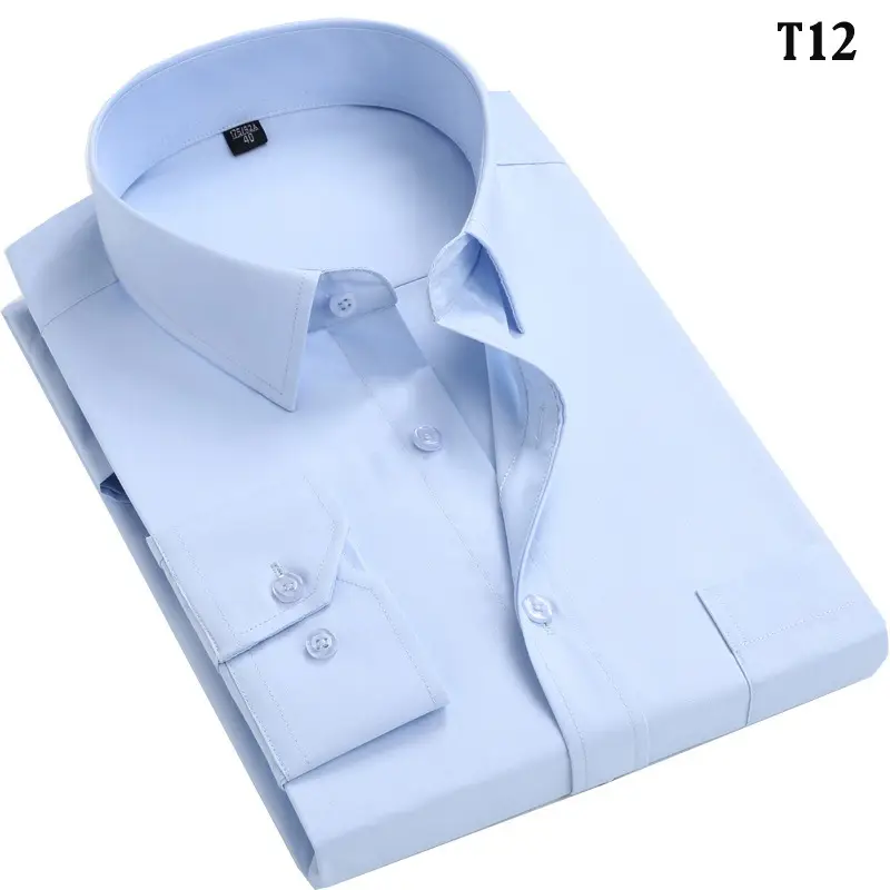 Brown Long Sleeve Shirt for Men Wholesale - Image 13
