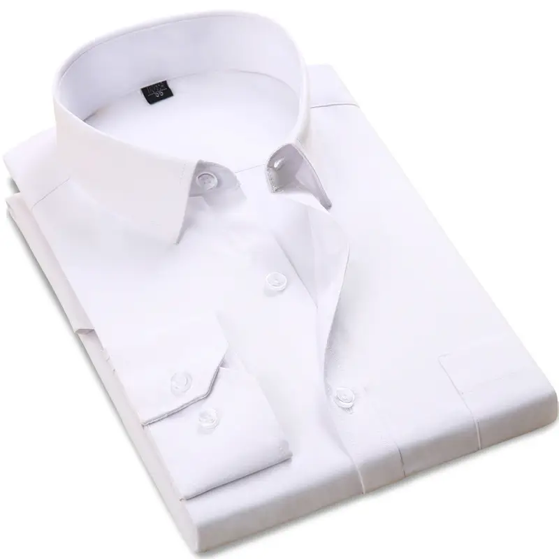 Brown Long Sleeve Shirt for Men Wholesale - Image 3