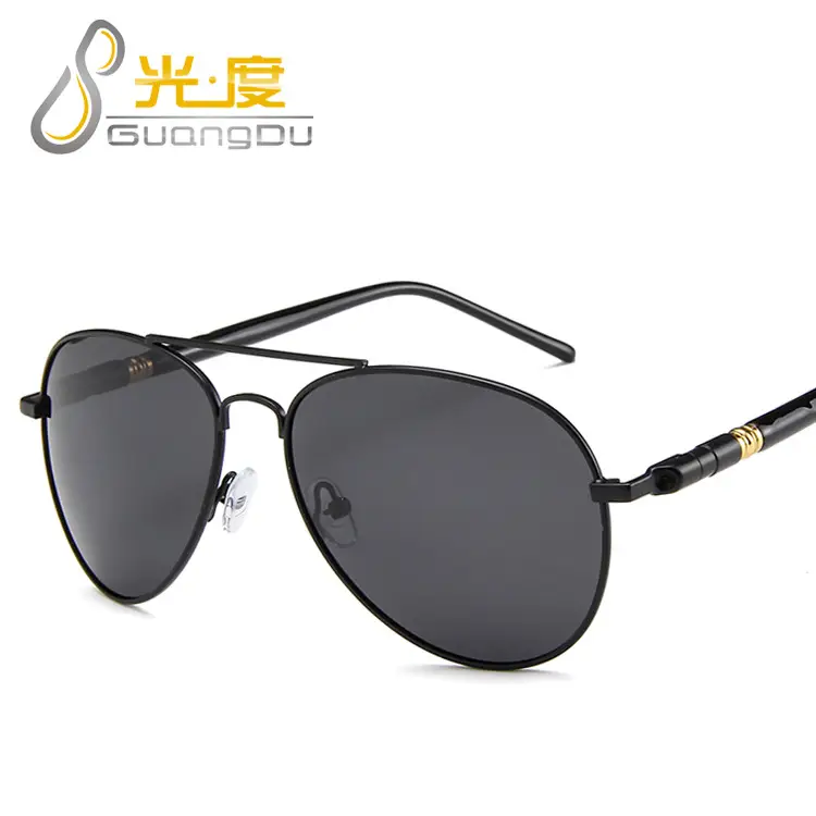 New Men's Polarized Star Sunglasses Black