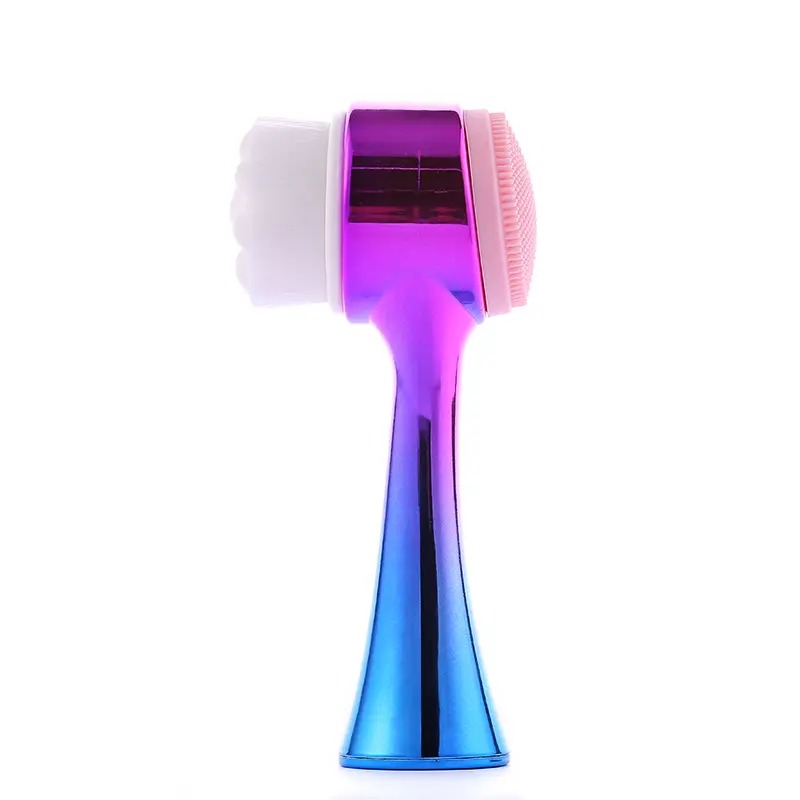 Soft Silicone Massage Face Brush Red — feature 10
