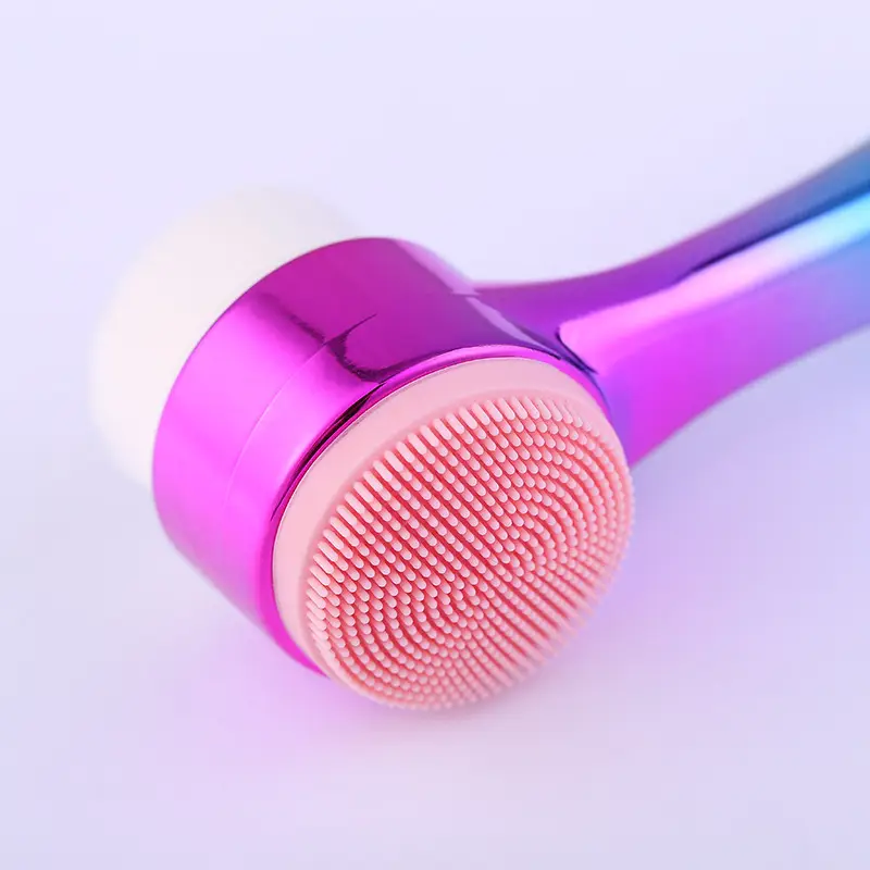 Soft Silicone Massage Face Brush Red — feature 6