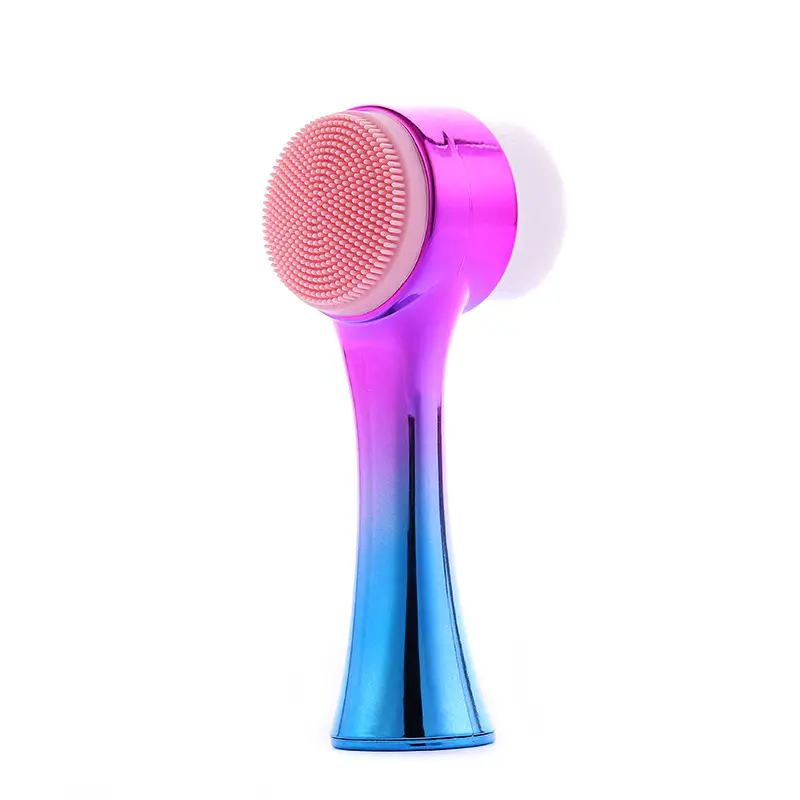 Soft Silicone Massage Face Brush Red — feature 9