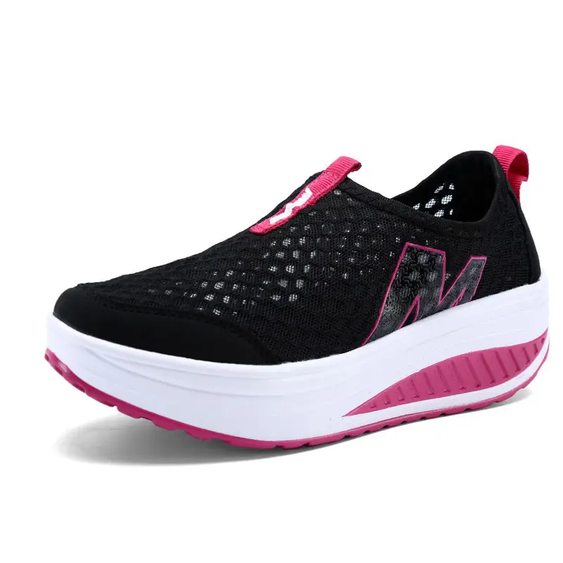 3308 New Summer Women's Rocking Shoes Thick-Soled Platform Shoes Mesh Breathable Sports Casual Shoes Women's Lightweight 3308 - Image 44