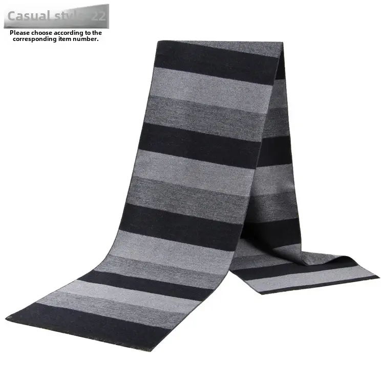 New Men's Plaid Scarf Wholesale Warm Winter Scarf