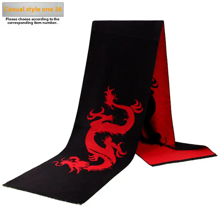 New Men's Plaid Scarf Wholesale Warm Winter Scarf