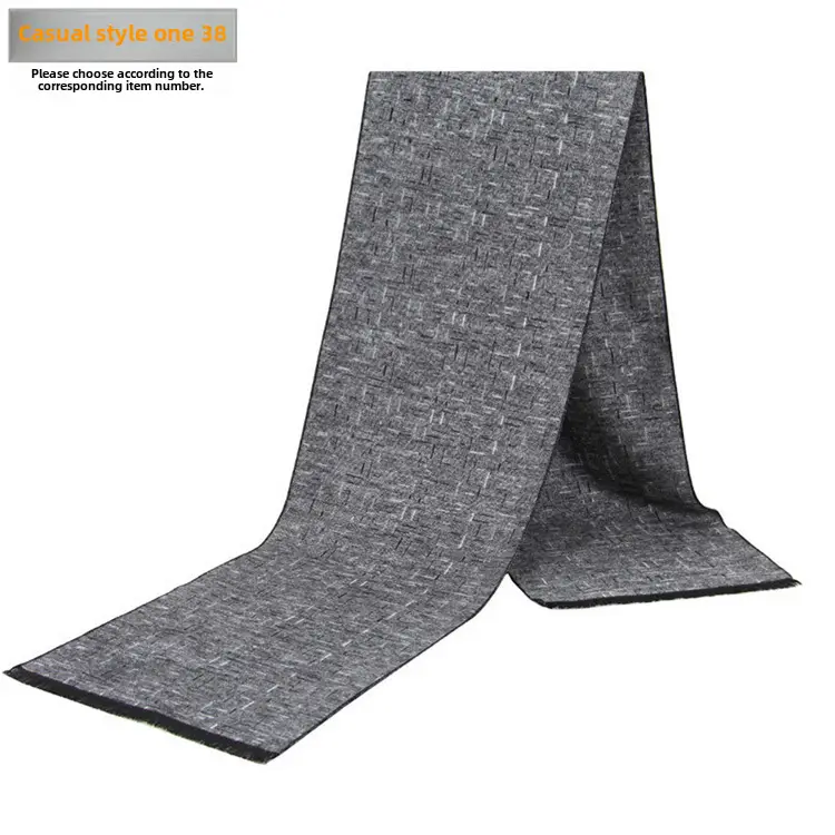 New Men's Plaid Scarf Wholesale Warm Winter Scarf