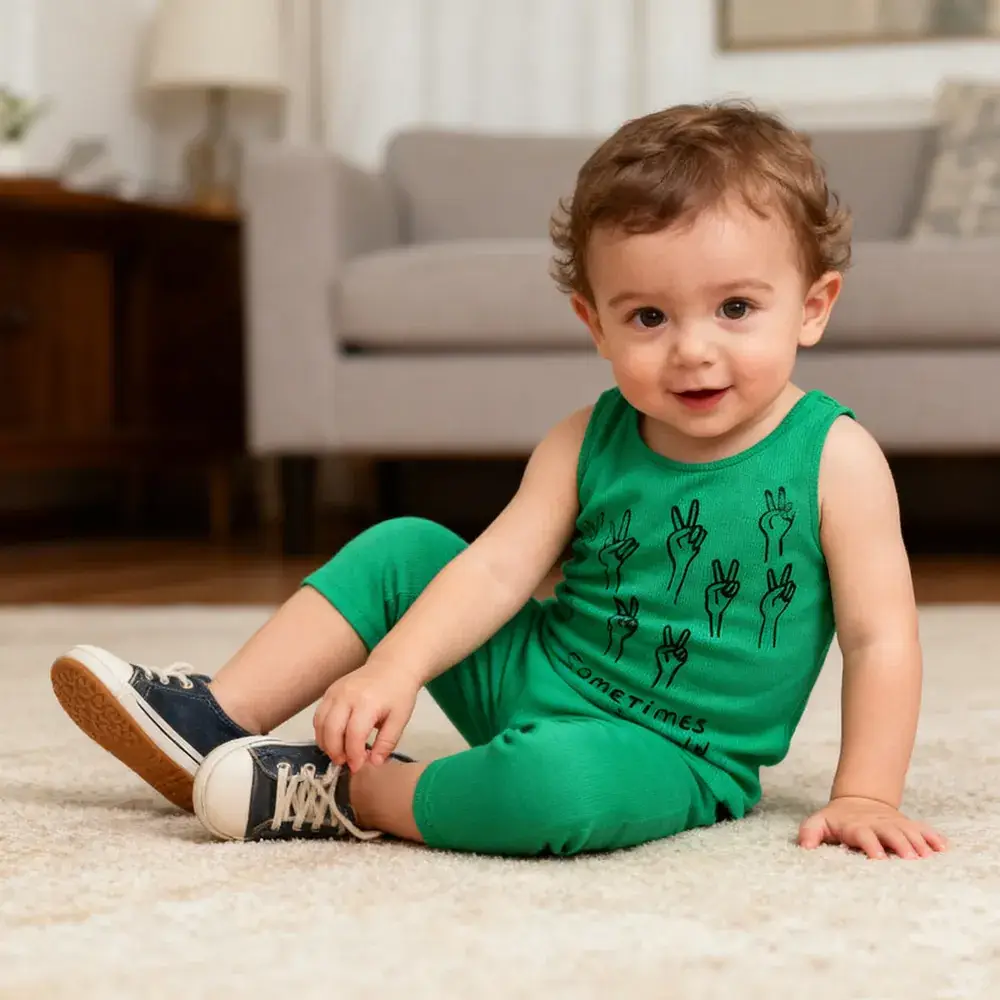 Kids Sleeveless T-Shirt Red 9/10 Boys - Image 4