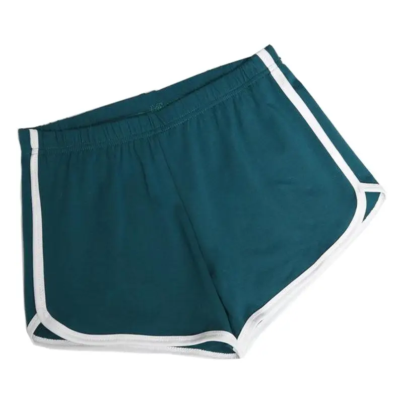 Purple Women's Shorts with White Trim Large
