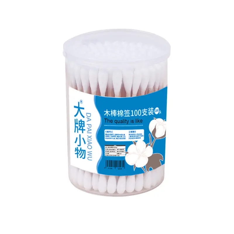 Double Headed Wooden Cotton Swabs 100 PCS - Image 12