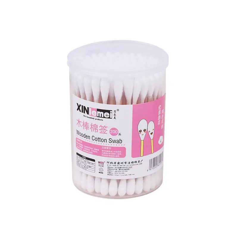 Double Headed Wooden Cotton Swabs 100 PCS - Image 6