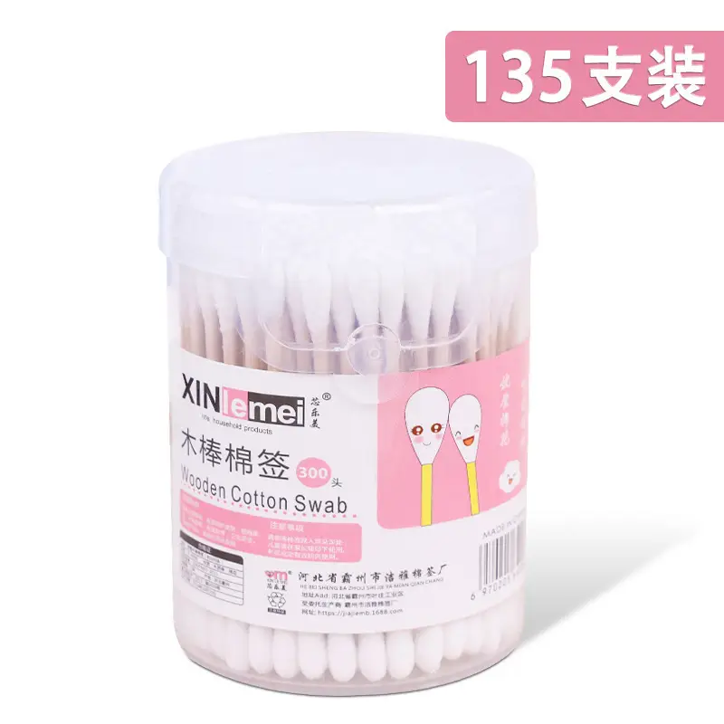 Double Headed Wooden Cotton Swabs 100 PCS - Image 7