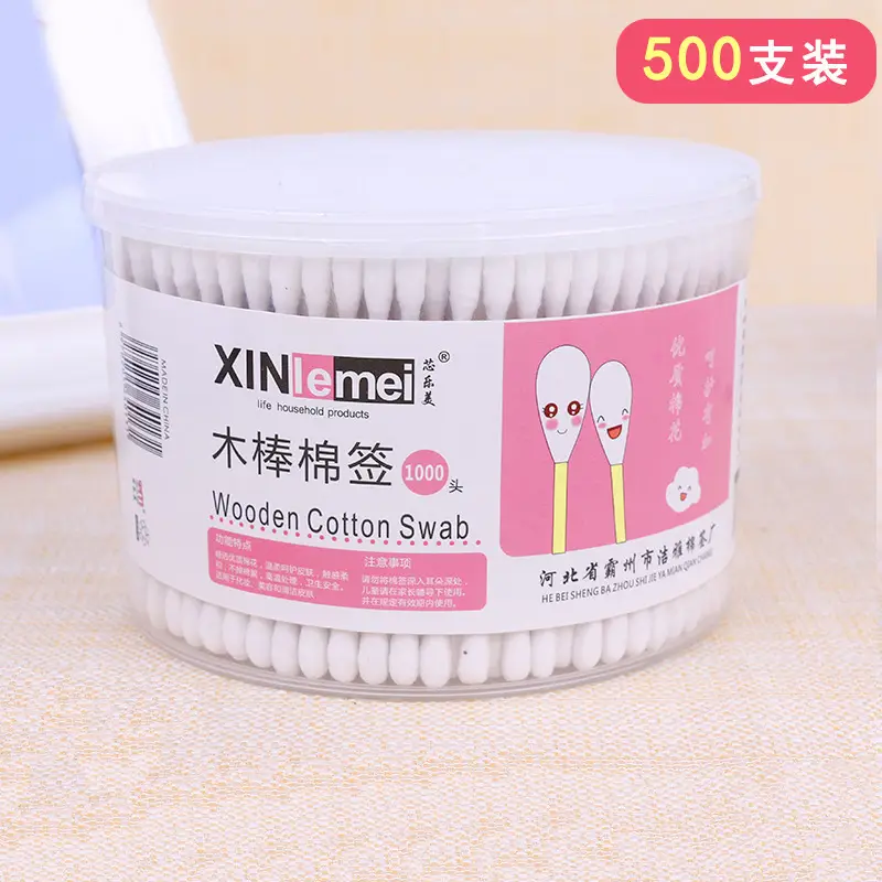 Double Headed Wooden Cotton Swabs 100 PCS - Image 9
